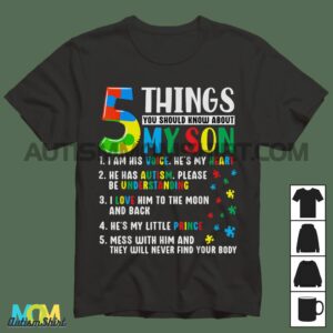 5 Things You Should Know About My Son Puzzle T shirt 1