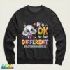 Autism Awareness Its Ok To Be Different Elephant Women Kids T shirt3