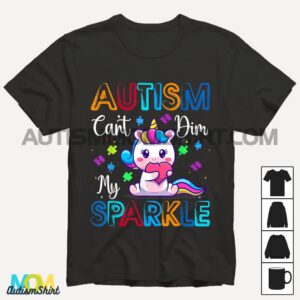 Autism Awareness Kids Unicorn Shirt For Autism Mom Girls T shirt1