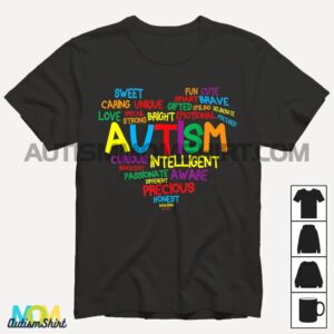 Autism Awareness Love Heart Puzzle Mom Matching Family T shirt1